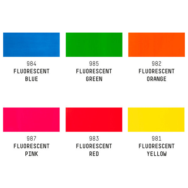 Liquitex BASICS 6-Color Fluorescent Set