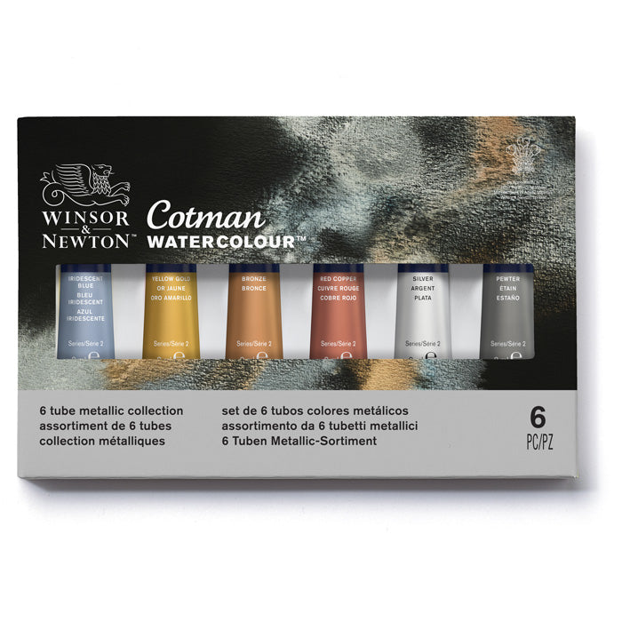 Cotman Watercolor Metallics 6 Color Set