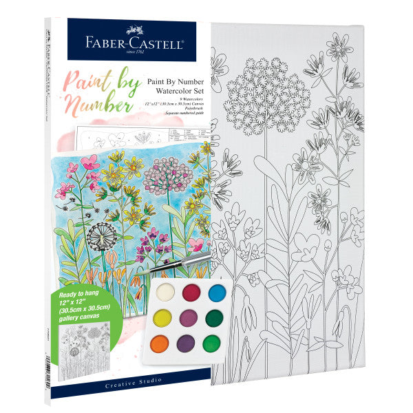 Faber-Castell Paint By Number Watercolor Sets, Farmhouse