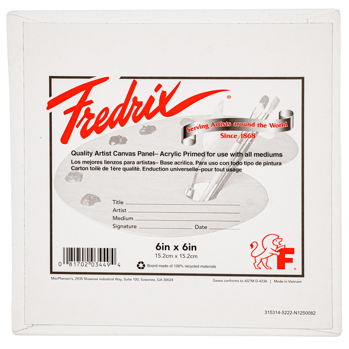 Fredrix Canvas Panels