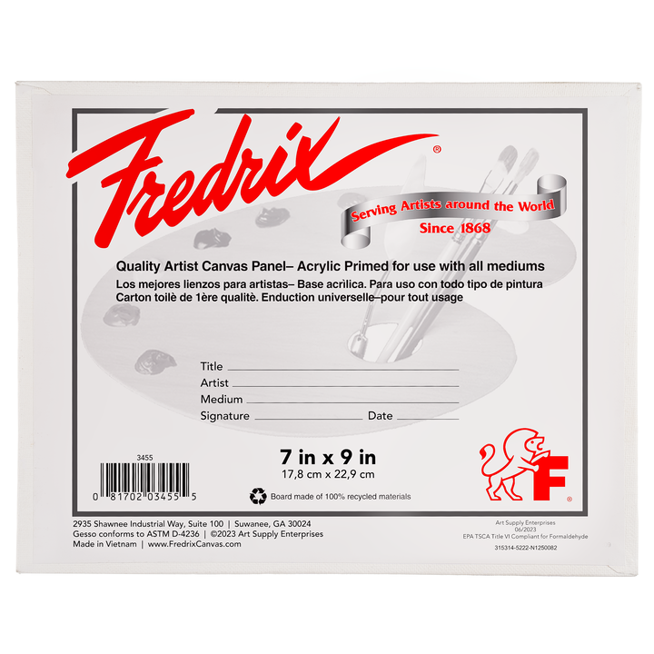 Fredrix Canvas Panels