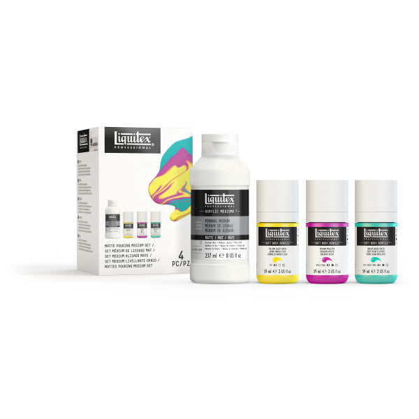 Liquitex Acrylic Pouring Medium Set - Matte