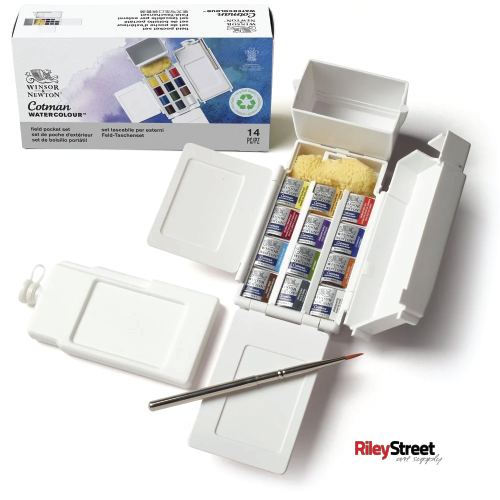 Winsor & Newton Cotman Watercolor Field Pocket Set