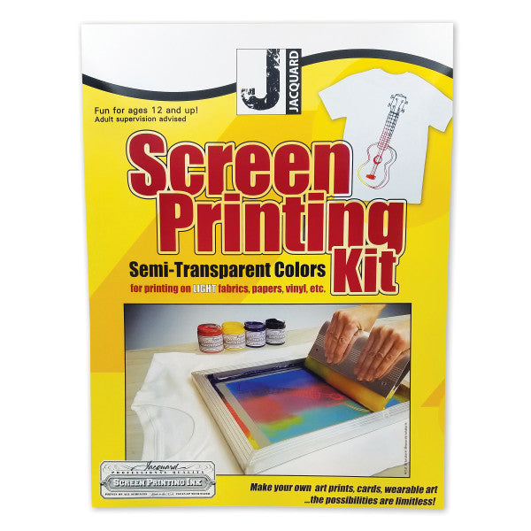 Jacquard Semi-Transparent Colors Screenprinting Kit
