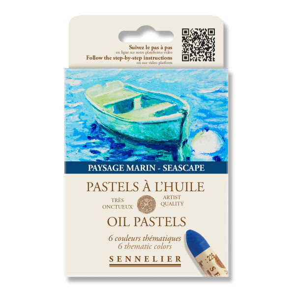 Oil Pastel 6-Stick Sets