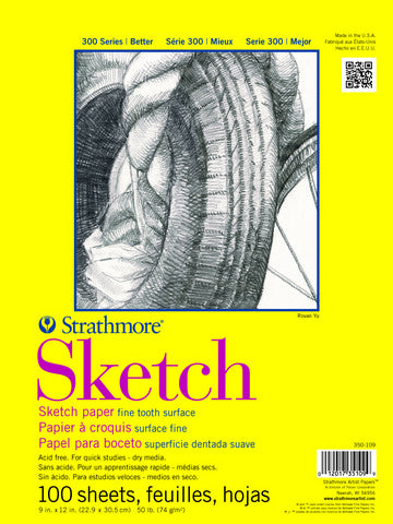 Strathmore 300 Series Tape Bound Sketch Pads