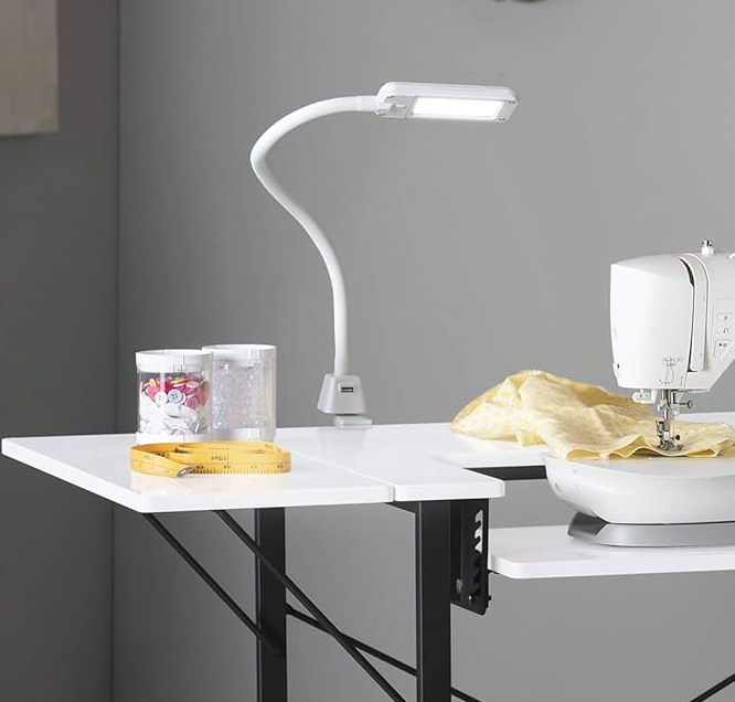 LED Flex Arm Lamp / White