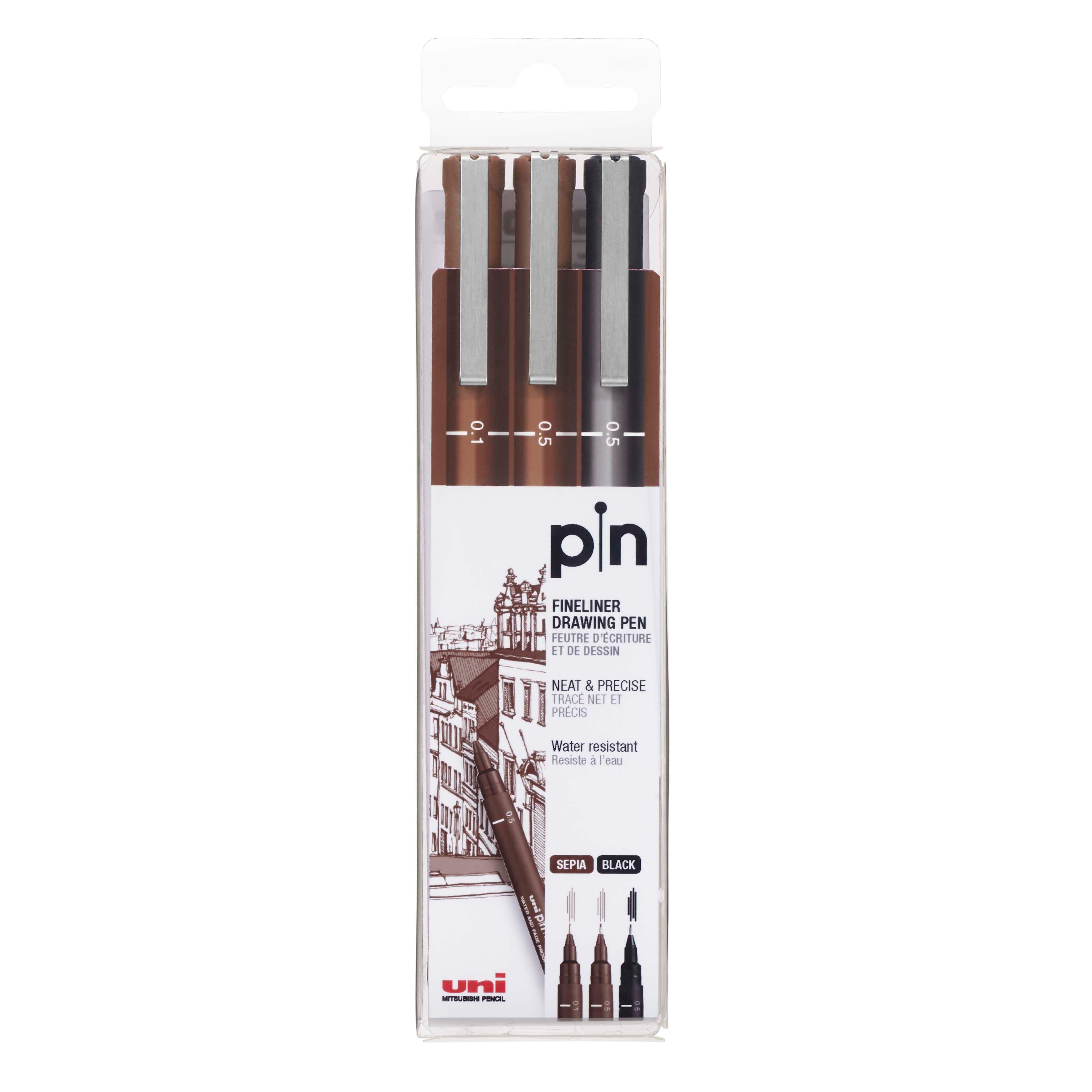 uni-PIN Fineliner Set of 3