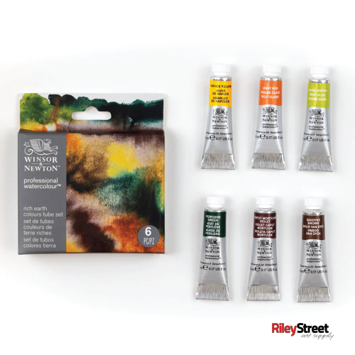 Winsor & Newton Professional Watercolour 6 Color Sets