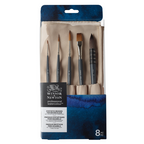 Winsor & Newton Professional Synthetic Sable Watercolor Brush Roll Set