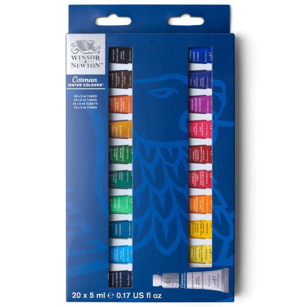 Winsor & Newton Cotman Introduction to Fine Art 20-Color Set
