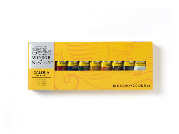 Winsor&Newton Galeria Acrylic 10-Color Set-60ml