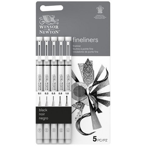 Winsor & Newton Fineliner Set of 5