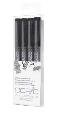 Copic Multiliner Broad 4pc Set