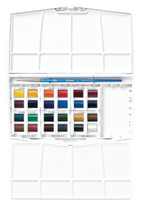 Cotman Water Colours Painting Plus 24 Half Pan Set