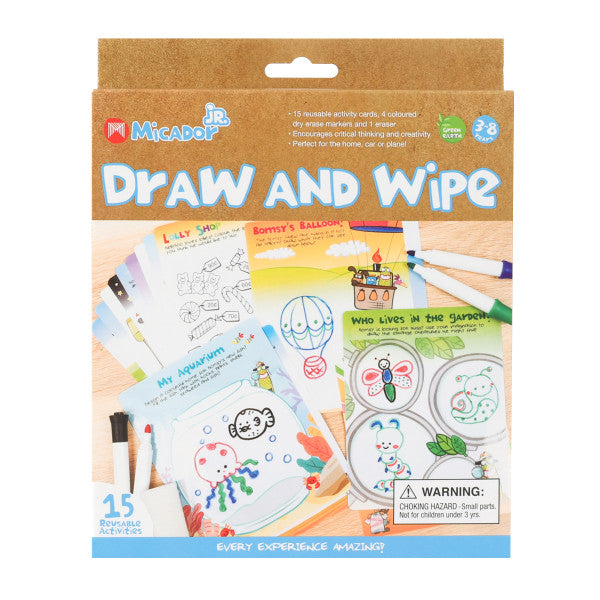 Micador Jr. Draw & Wipe Activity Set