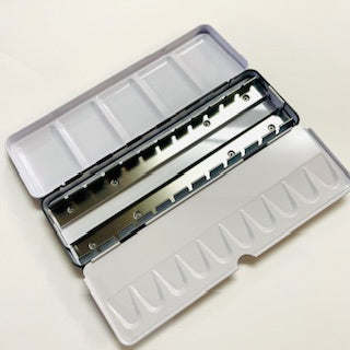 Empty Watercolor Palette Tin - 24 Well