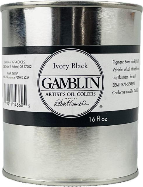 Gamblin Artist Grade Oil Colors Cans