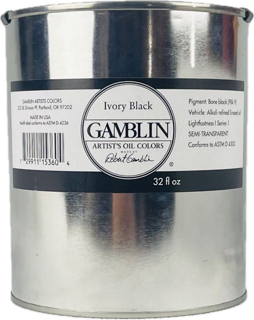 Gamblin Artist Grade Oil Colors Cans