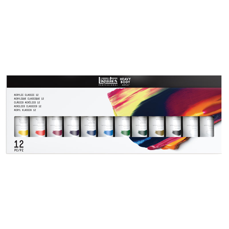 Liquitex Professional Heavy Body Acrylic Classic Set of 12 Colors