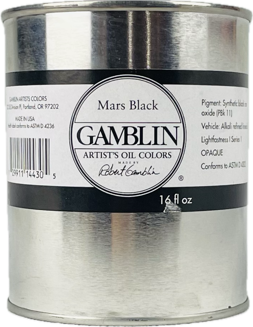 Gamblin Artist Grade Oil Colors Cans