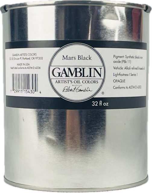 Gamblin Artist Grade Oil Colors Cans