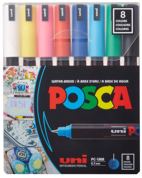 POSCA Paint Marker Basic Color Sets of 8