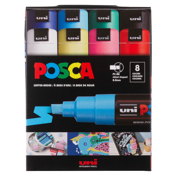 POSCA Paint Marker Broad Set of 8