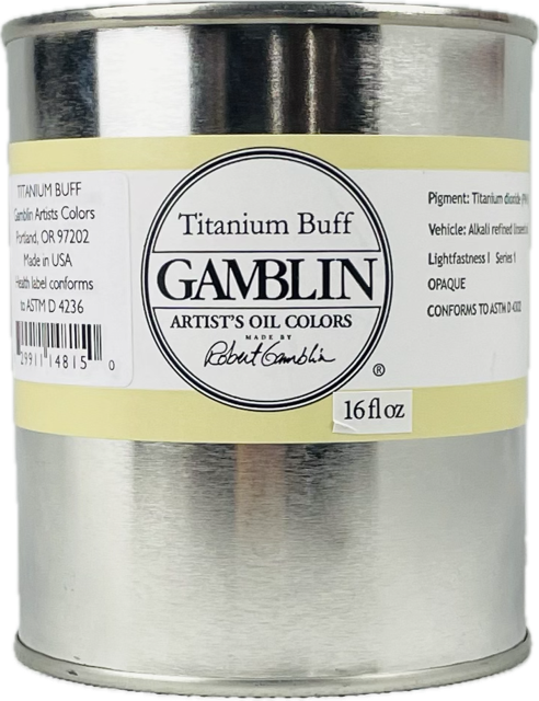 Gamblin Artist Grade Oil Colors Cans