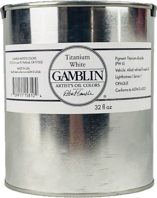 Gamblin Artist Grade Oil Colors Cans