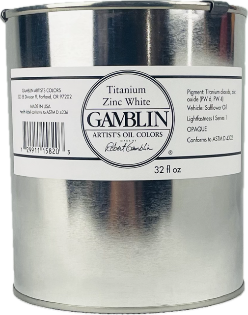 Gamblin Artist Grade Oil Colors Cans