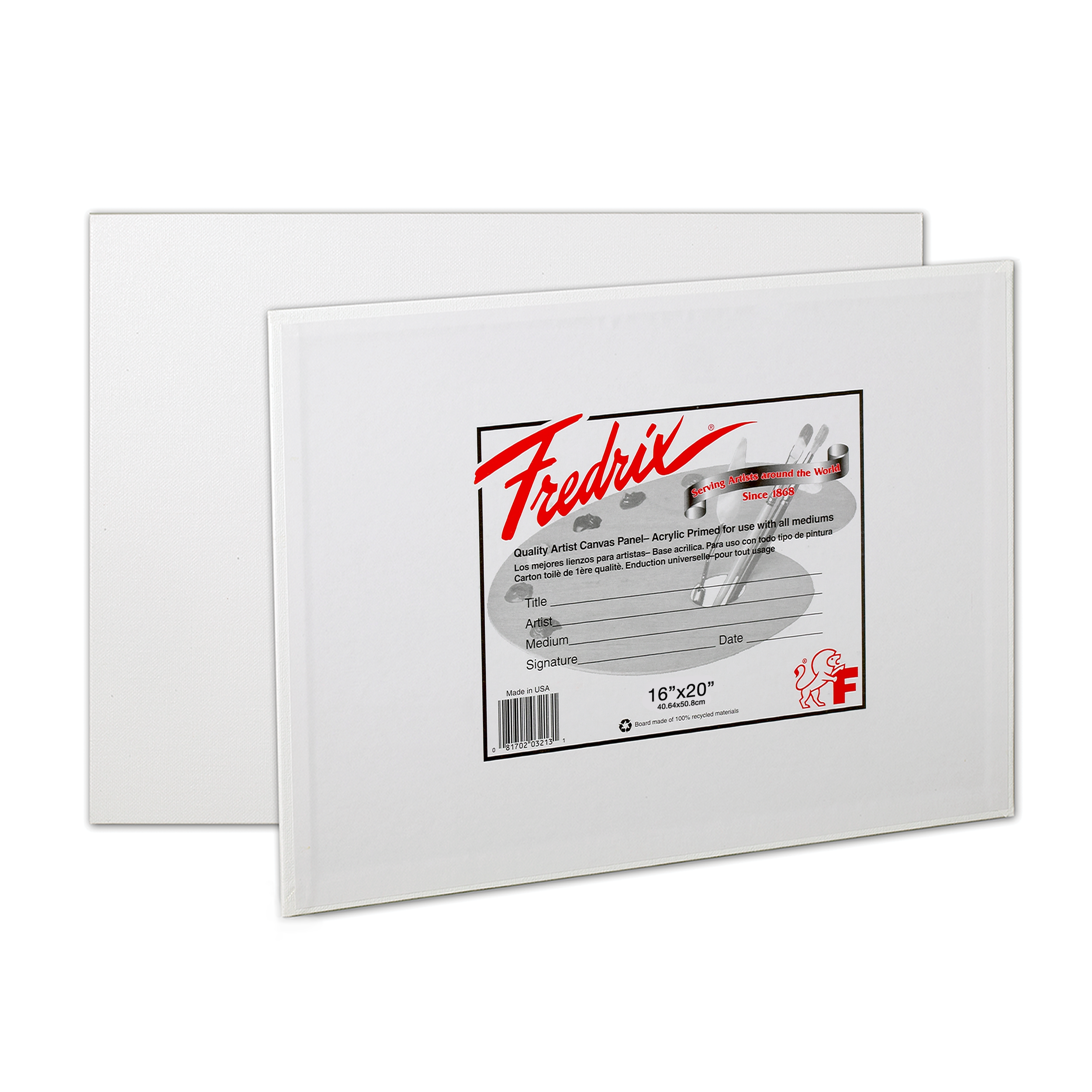 Fredrix Canvas Panels