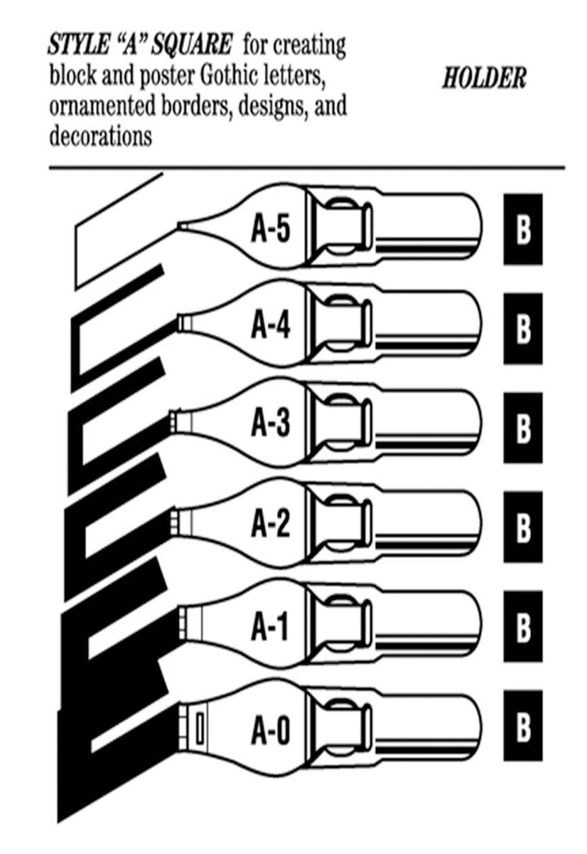 Speedball A-Series Steel Pen Nibs