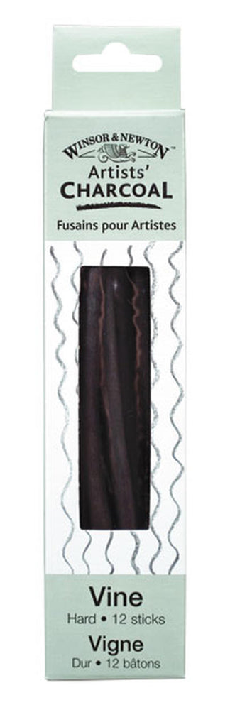 Winsor & Newton Artist Vine Charcoal Sticks 12-pkg-soft