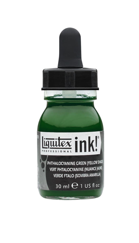 Liquitex : Professional : Acrylic Ink : 30ml : Fluorescent Green