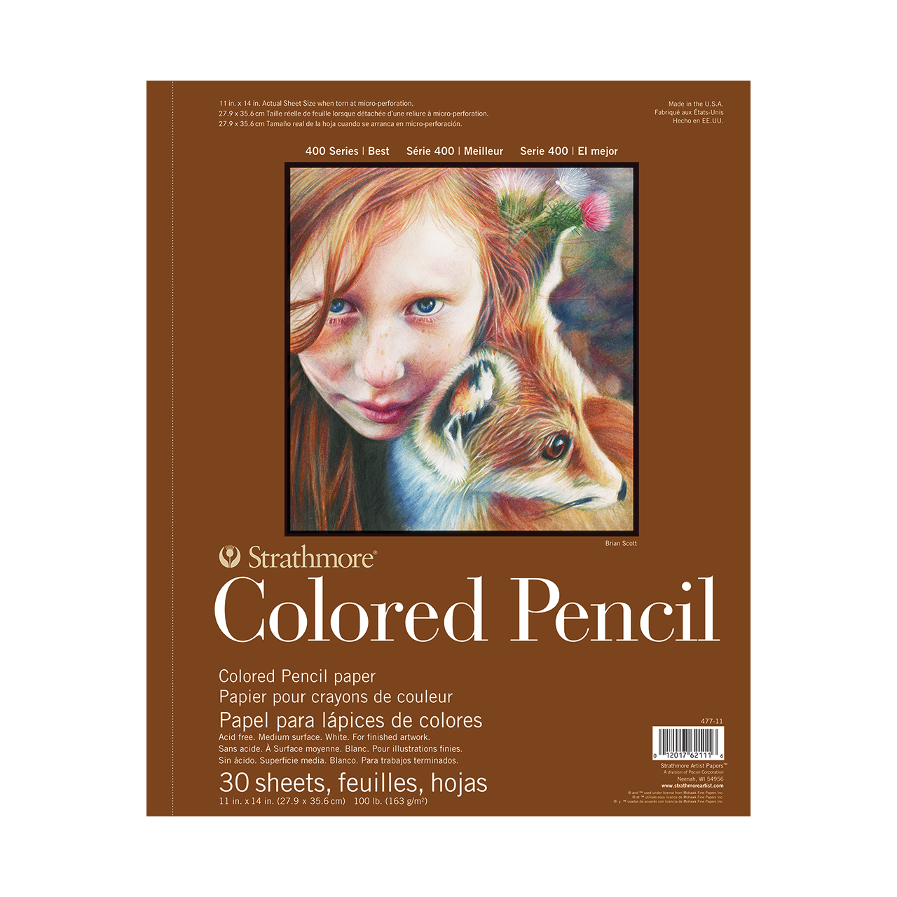 Strathmore Colored Pencil Pads 400 Series