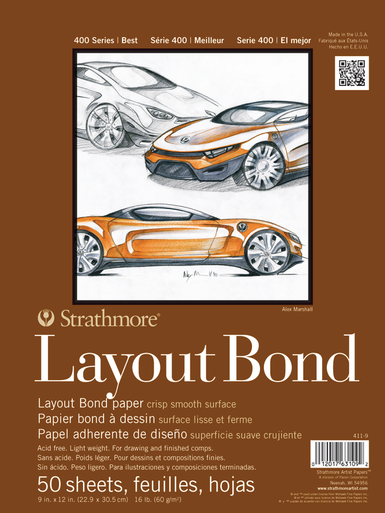 Strathmore Layout Bond Sketch Pads