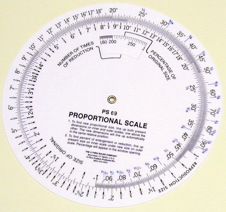 Circular Proportional Scale