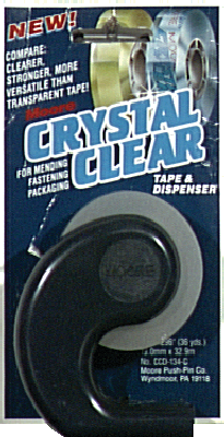 Moore Crystal Clear Tape & Dispenser
