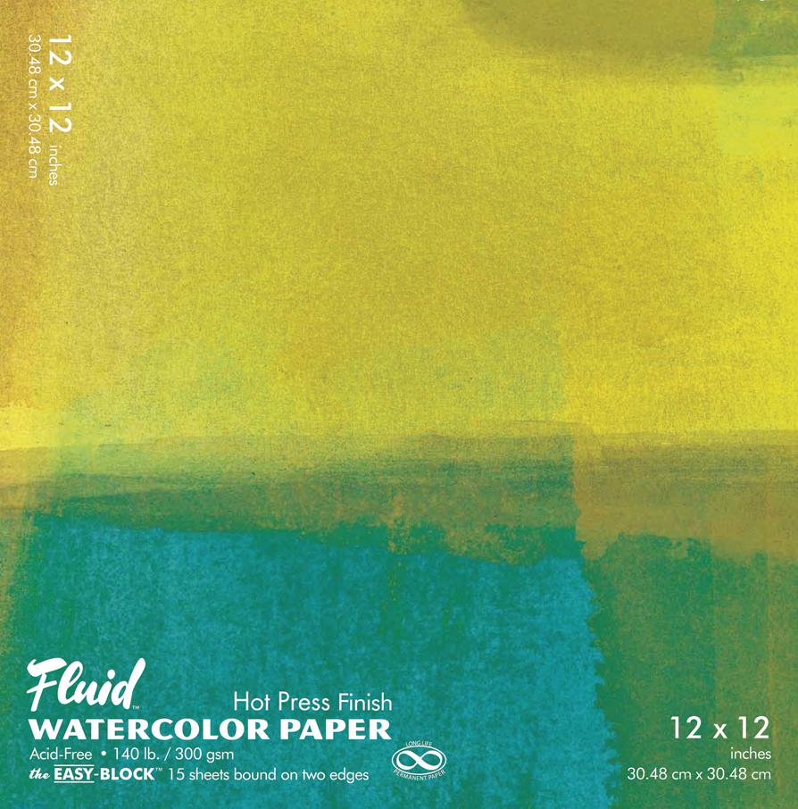 Fluid EZ Watercolor Blocks - 140lb Hot Press