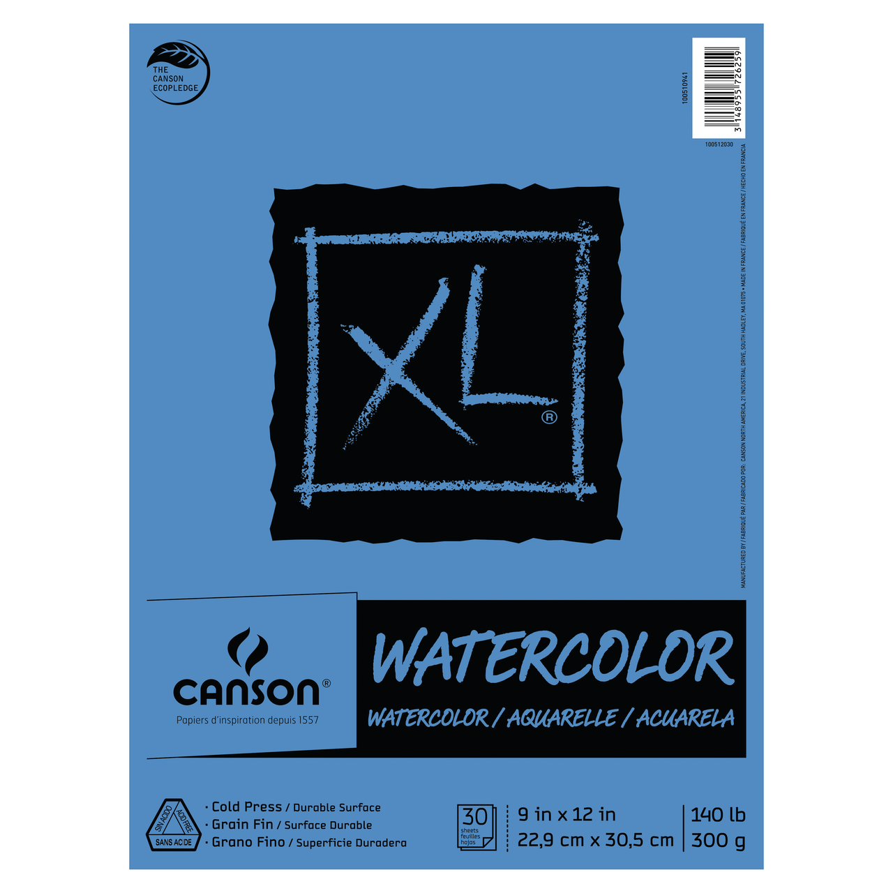 Canson XL Watercolor Paper Pads