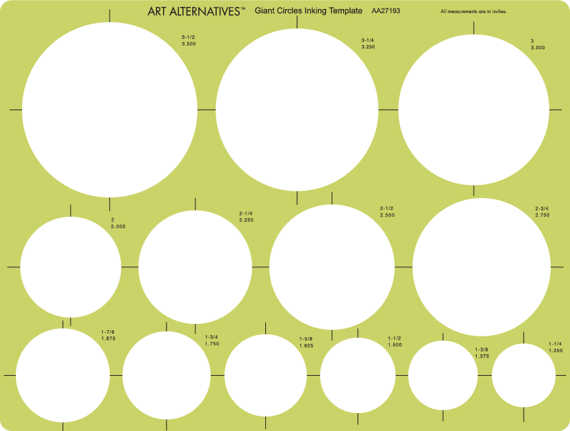 Professional Giant Circles Template