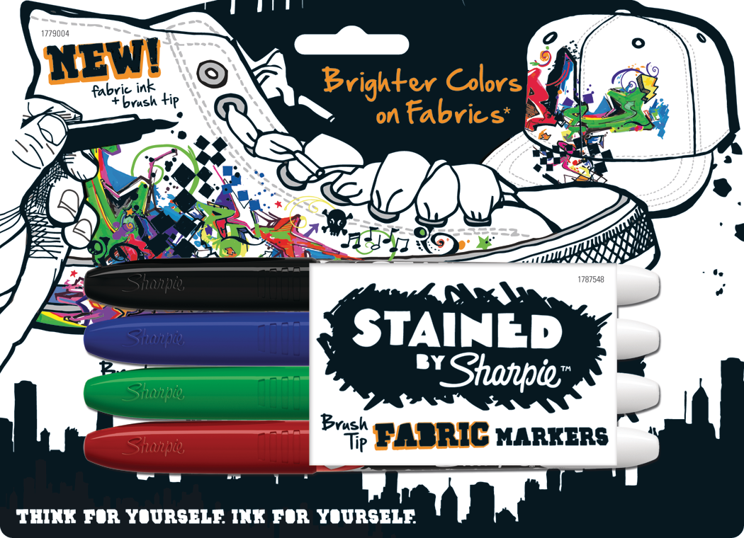Stained By Sharpie Fabric Markers