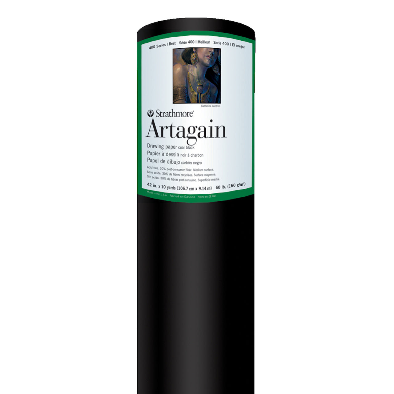 Artagain Black Paper Roll - 42in x 10yds