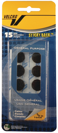 Velcro Coin Rounds 5/8"