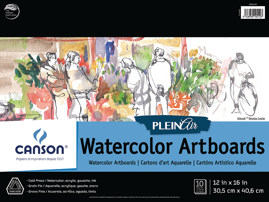 Canson Plein Air Watercolor Artboard Pads