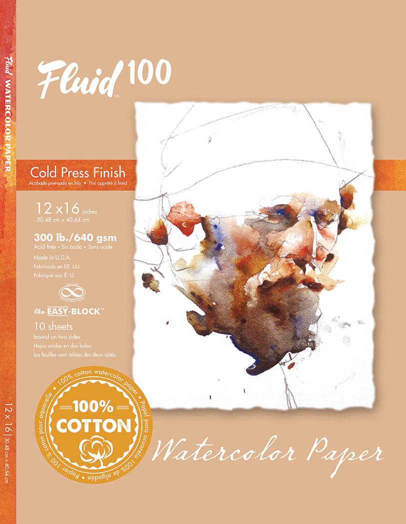 Fluid 100 Watercolor Blocks - 300lb Cold Press