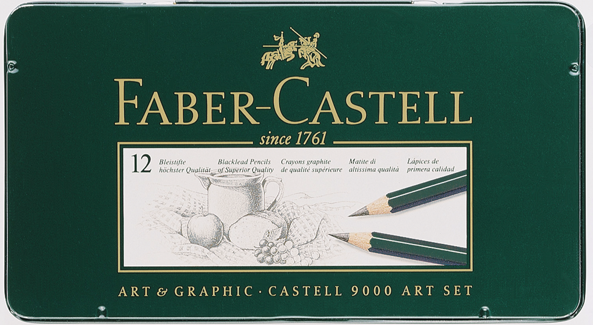 Faber Castell 9000 Graphite Tin Sets