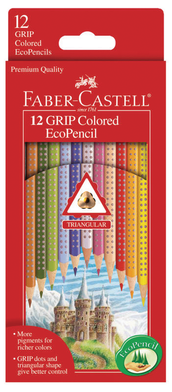 Faber Castell Grip Colored EcoPencil Sets