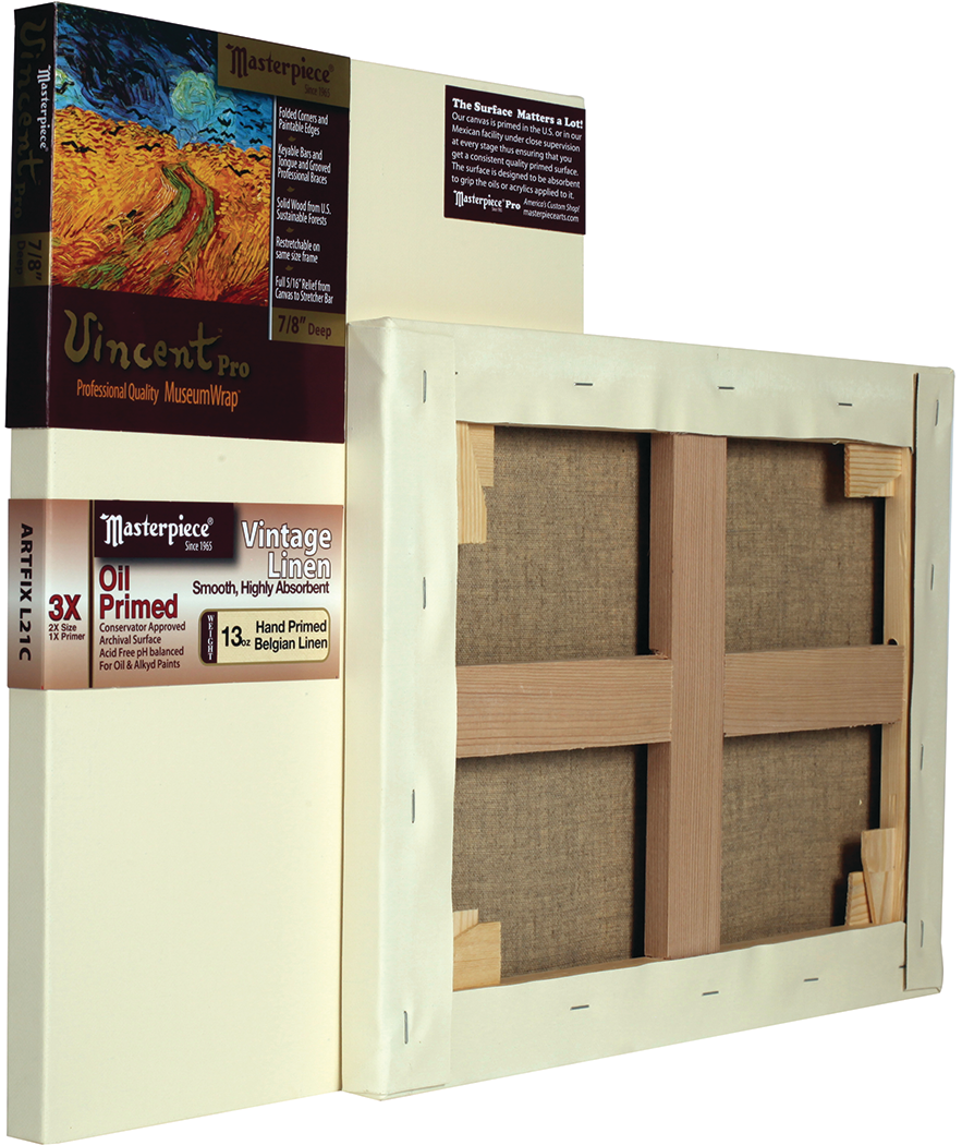 Masterpiece Vintage Oil Primed Linen